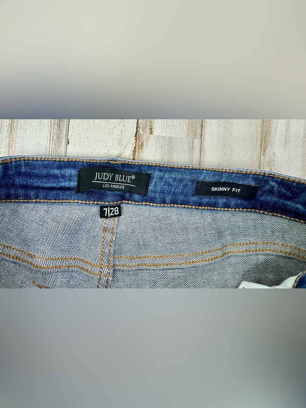 Judy Blue Jeans Womens 7/28 Blue High Rise Skinny Fit - Picture 4 of 11